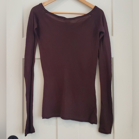 Neva Long Sleeve Off Shoulder Knit Top - Picture 2 of 3